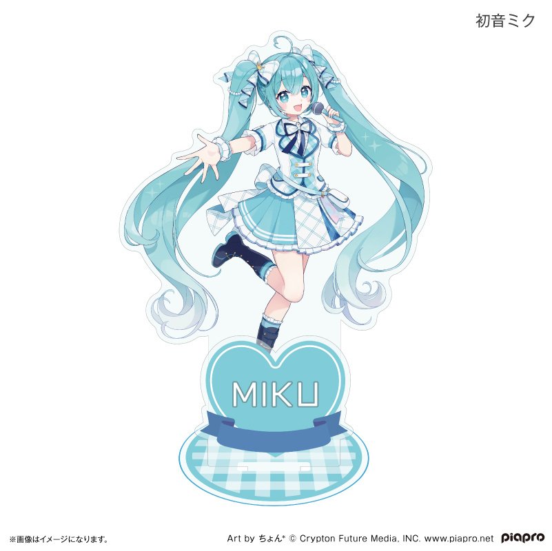 Hatsune Miku + Piapro Characters Heisei Idol Acrylic Stand Hatsune