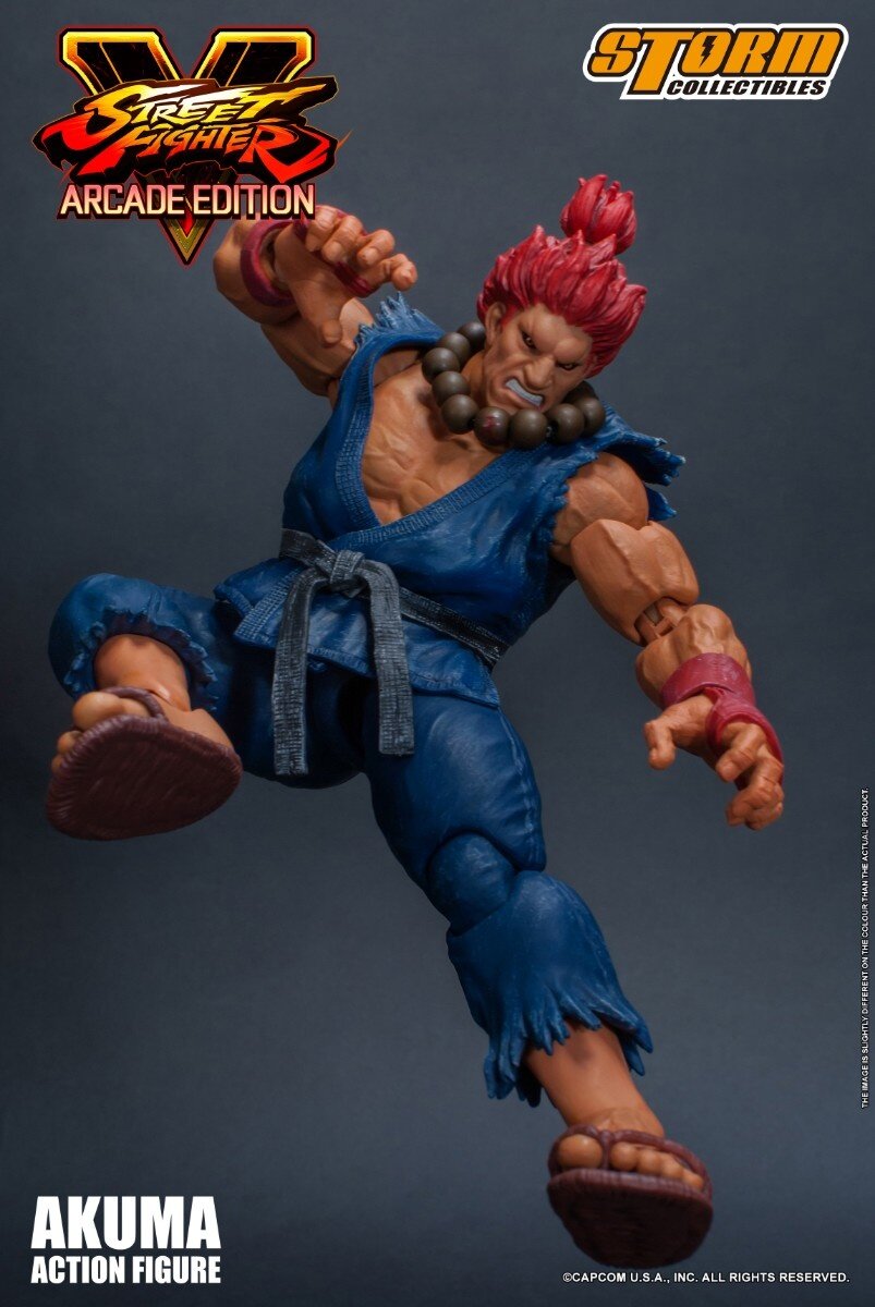 Street Fighter V Akuma Figure by Storm Collectibles - The Toyark - News