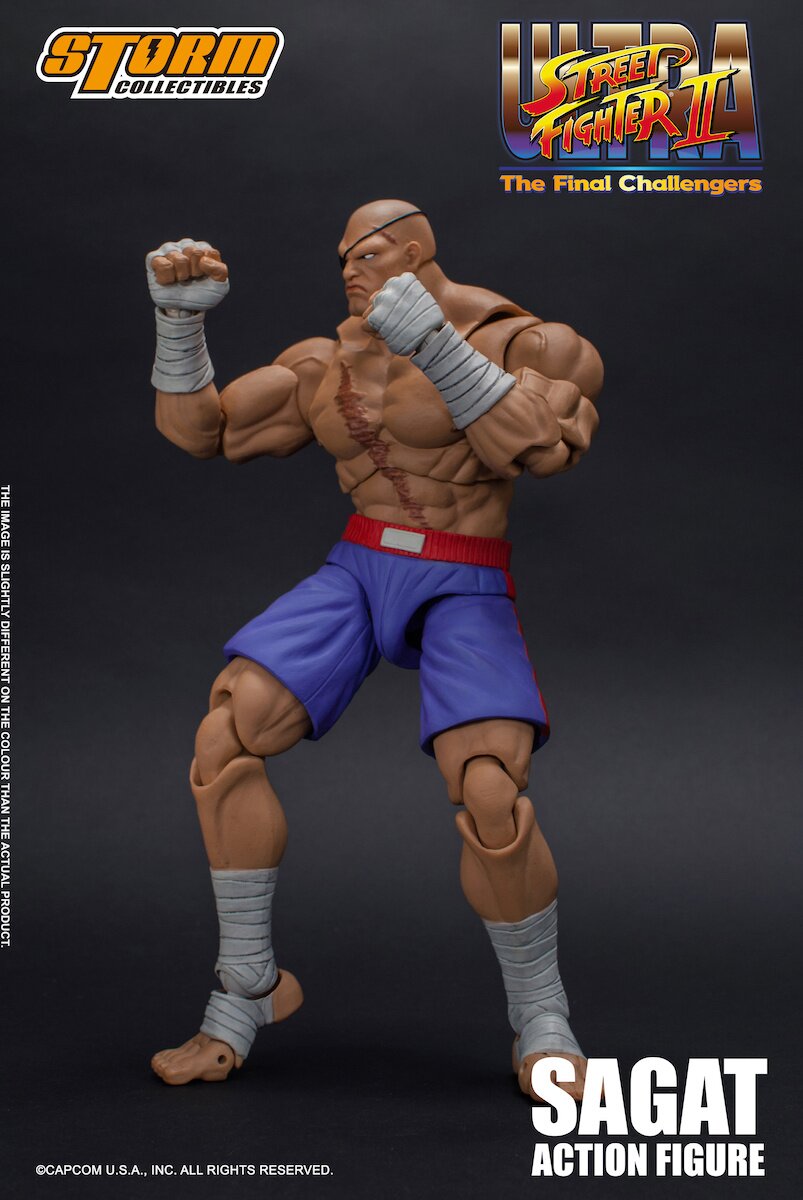 Storm CollectiblesストリートファイターII サガット 1/12 Storm Collectibles [Street Fighter] Sagat Figure - Tokyo