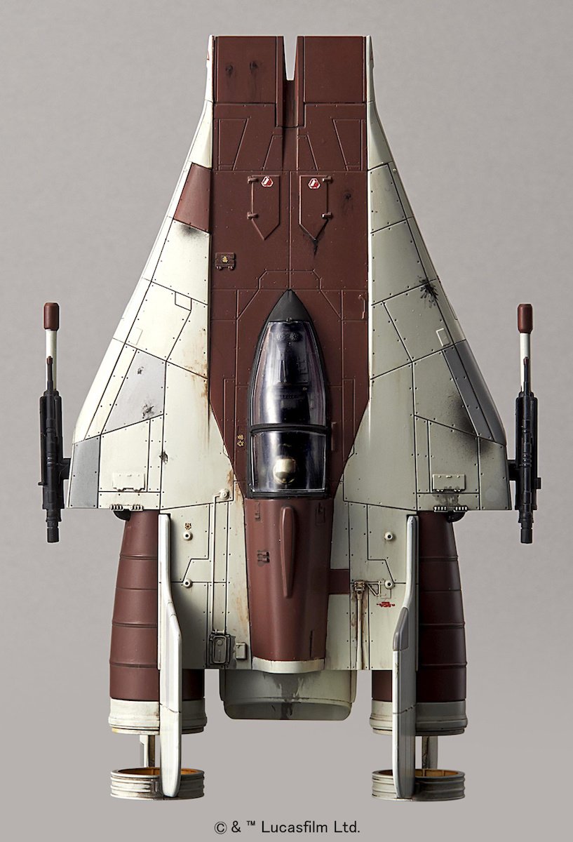 Star Wars A-Wing Starfighter 1/72 Scale Plastic Model Kit - Tokyo