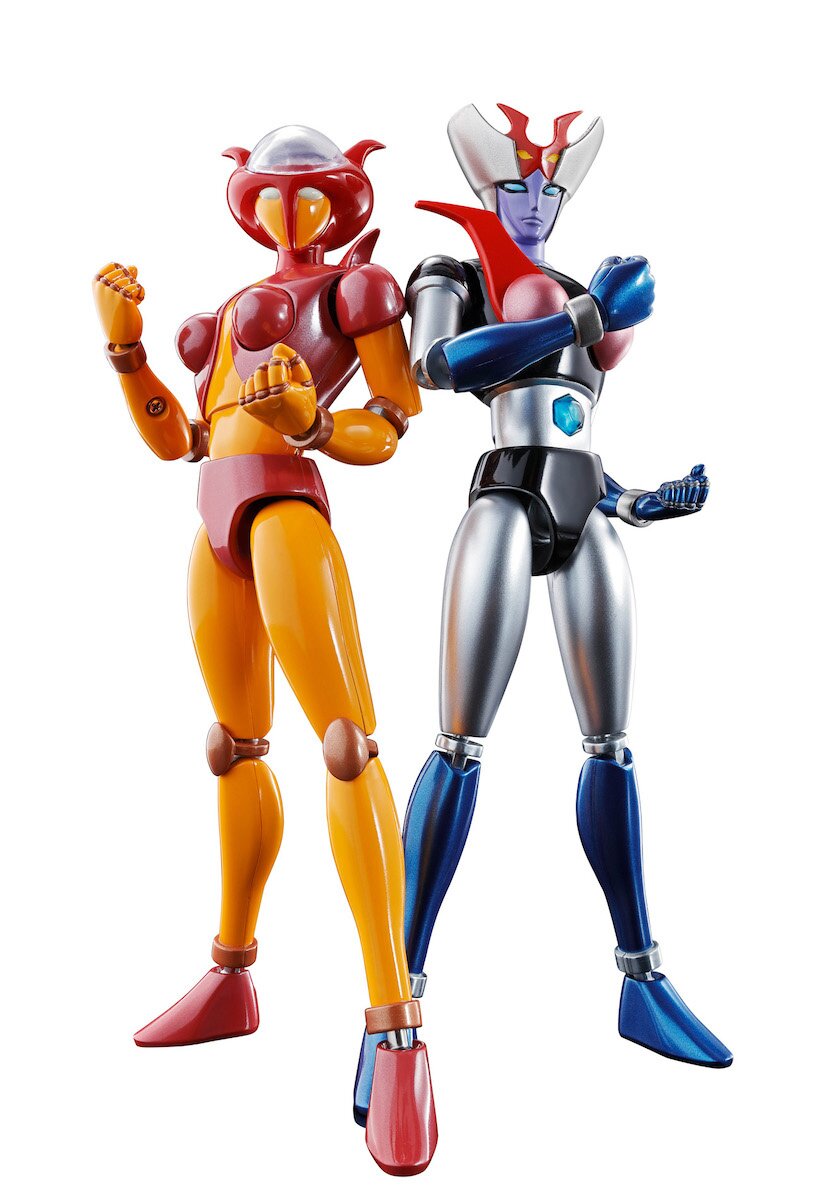 Soul of Chogokin Mazinger Z GX-08R Aphrodai A vs. GX-09R Minerva X