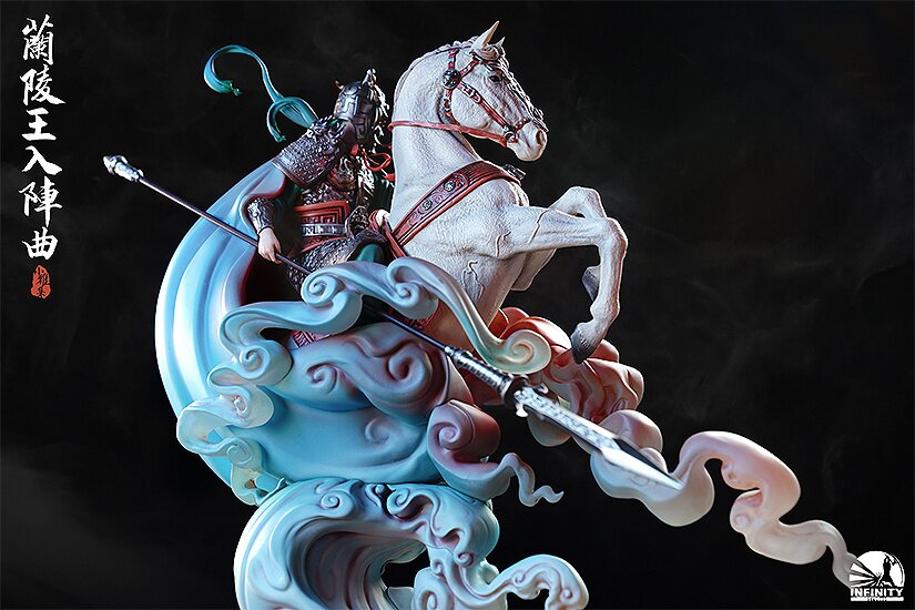 Elegant Beauties Series Prince Lanling in Battle Non-Scale