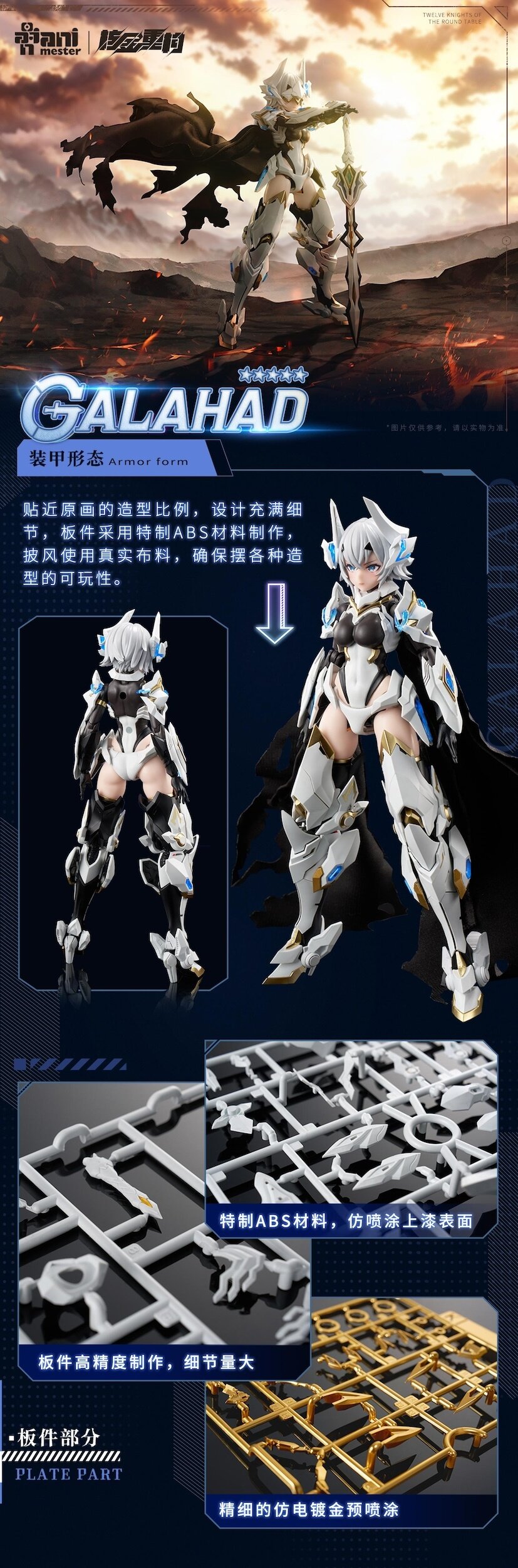 Amazon.com: HiPlay Animester Plastic Model Kits: White