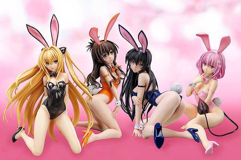 To Love-Ru] Mikan Yuki: Bare Leg Bunny Ver. 1/4 Scale Figure