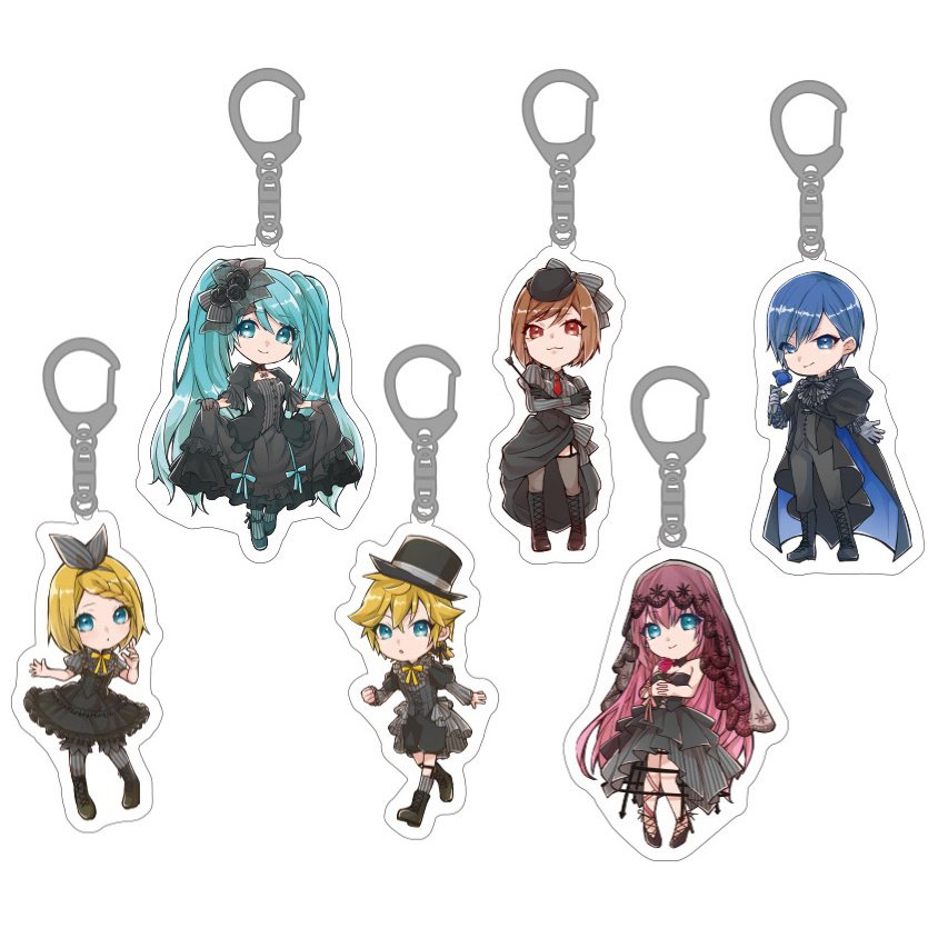 Hatsune Miku Vampire Fest Acrylic Keychain Charm Collection SD Ver