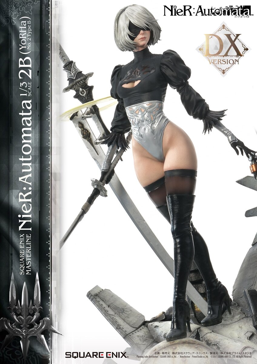 Square Enix Masterline NieR: Automata 2B (YoRHa No. 2 Type B): Deluxe Ver.  1/3 Scale Statue: SQUARE ENIX 10% OFF - Tokyo Otaku Mode (TOM)