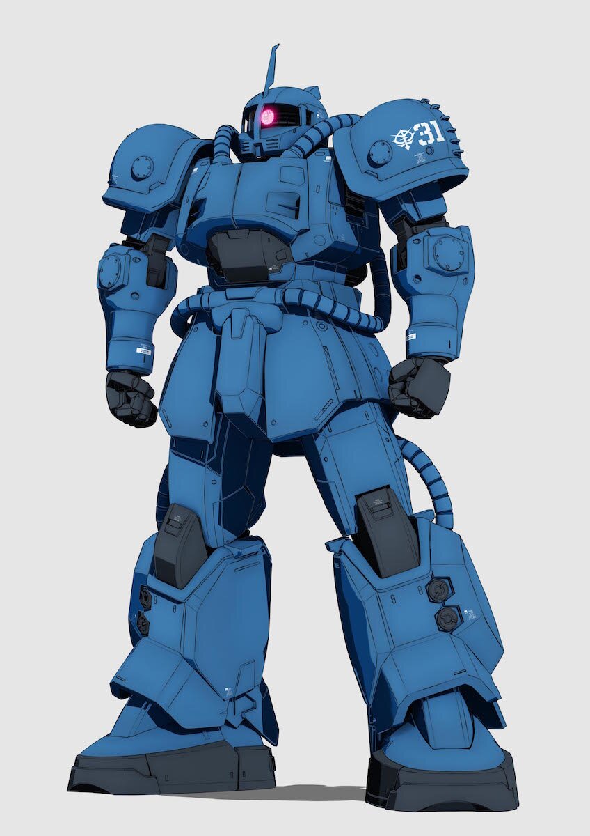 Amazon.com: HG Mobile Suit Gundam THE ORIGIN 1/144 Zaku I
