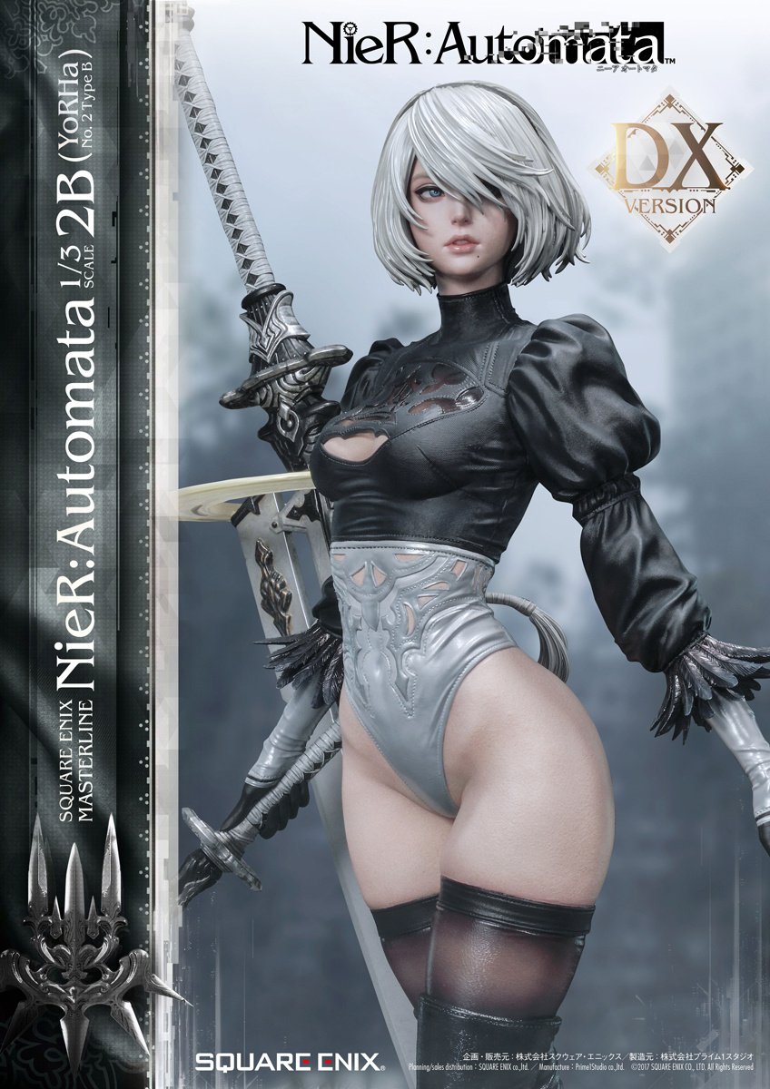 Figurine Articulée 2B YoRHa No.2 Type B – Anime Nier:Automata – 14 Cm En PVC – Avec Accessoires Interchangeables – Pour Collection Ou Décoration