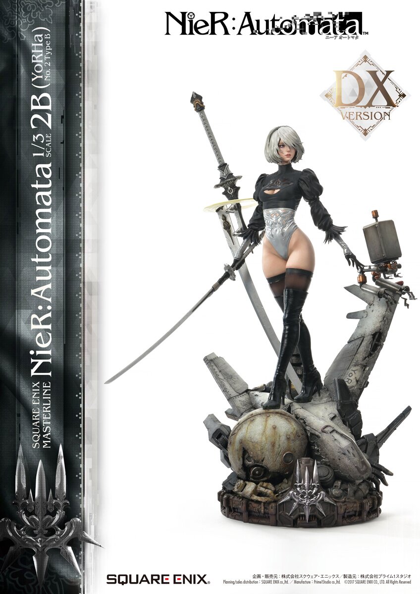  Square Enix NieR Automata: 2B Yorha No. 2 Type B (No Goggles  Ver.) Form-ISM Figure : Toys & Games