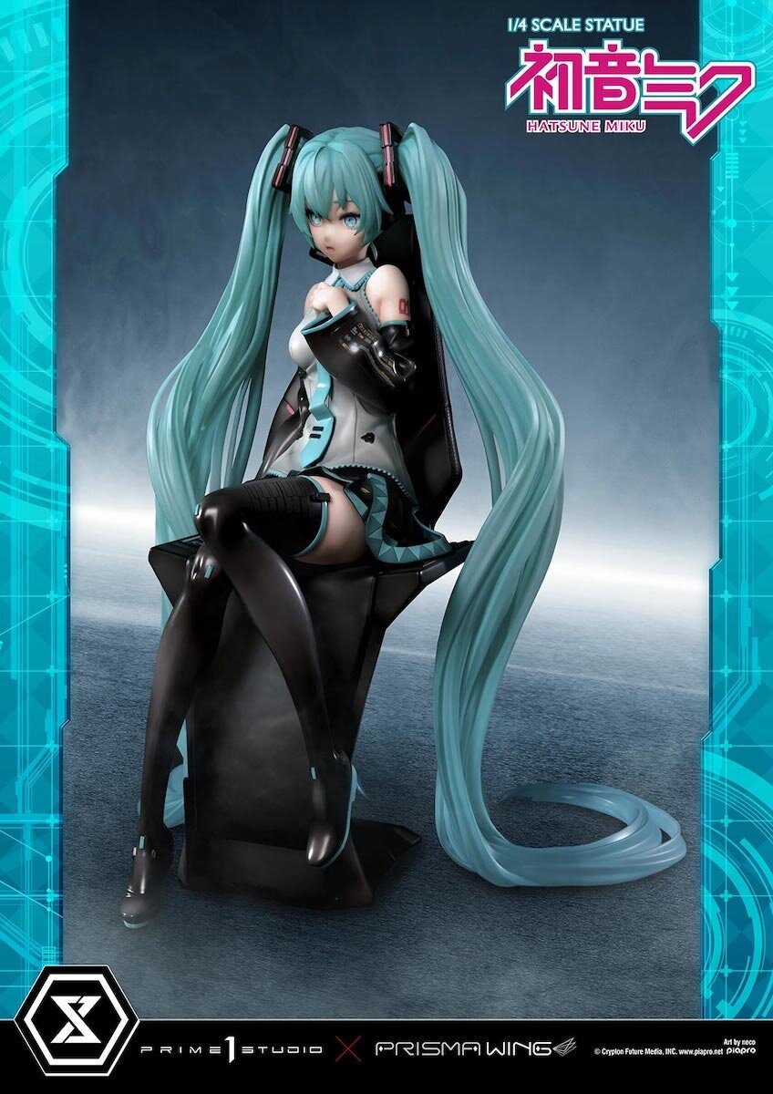 Hatsune Miku Prisma Wing PVC Statue 1/4 Hatsune Miku Art by neco 34 cm