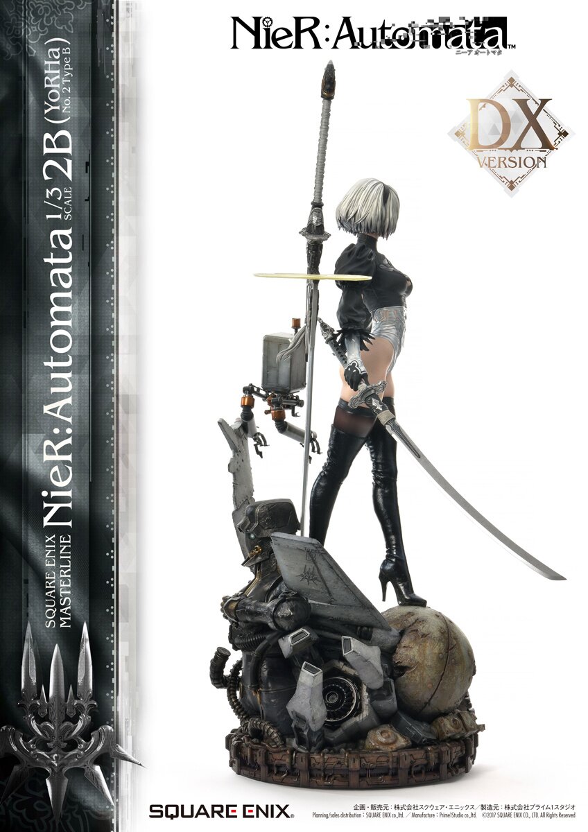 NieR: Automata Masterline Statue Featuring 2B, 9S, and A2 Revealed by Square  Enix - Siliconera