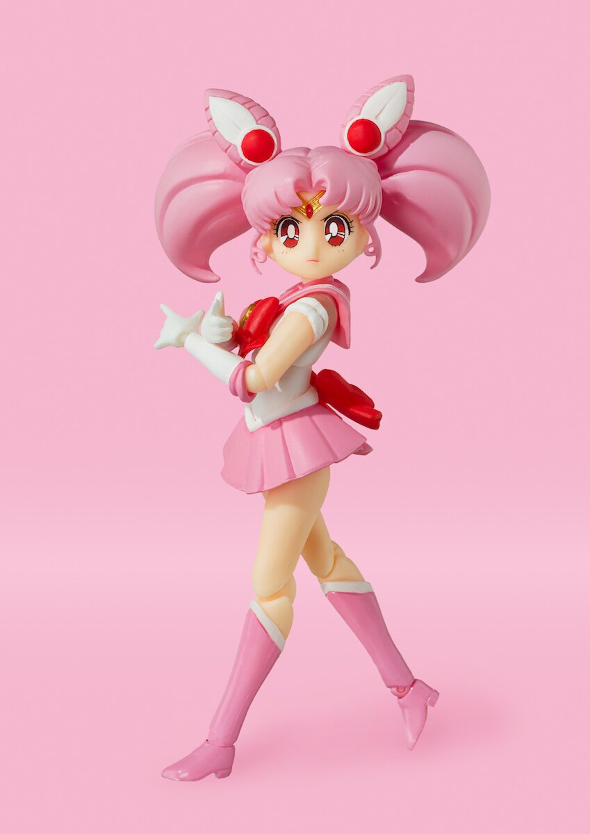 Bandai S.H.Figuarts Pretty Guardian Sailor Moon Sailor Chibi Moon Animation  Color Edition, Figures & Dolls Action Figures