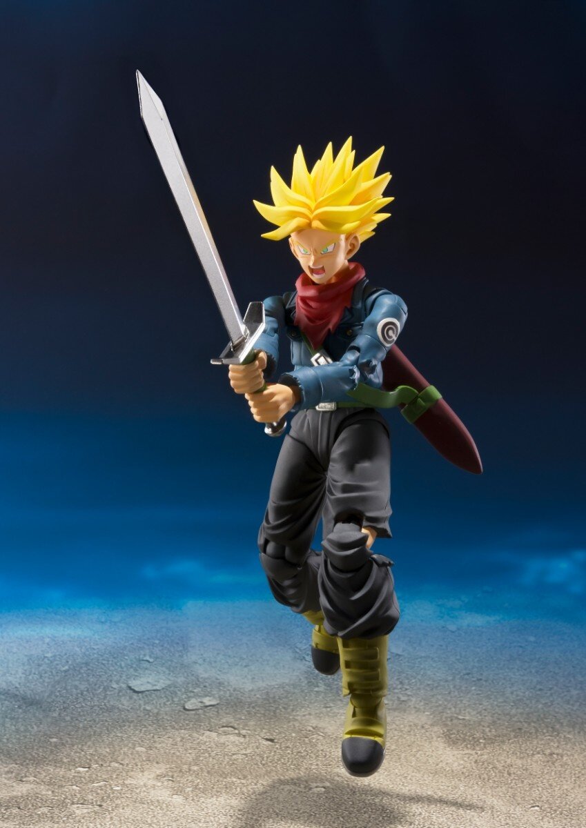 Figure Dragon Ball Super - Trunks Do Futuro Super Sayajin - Battle