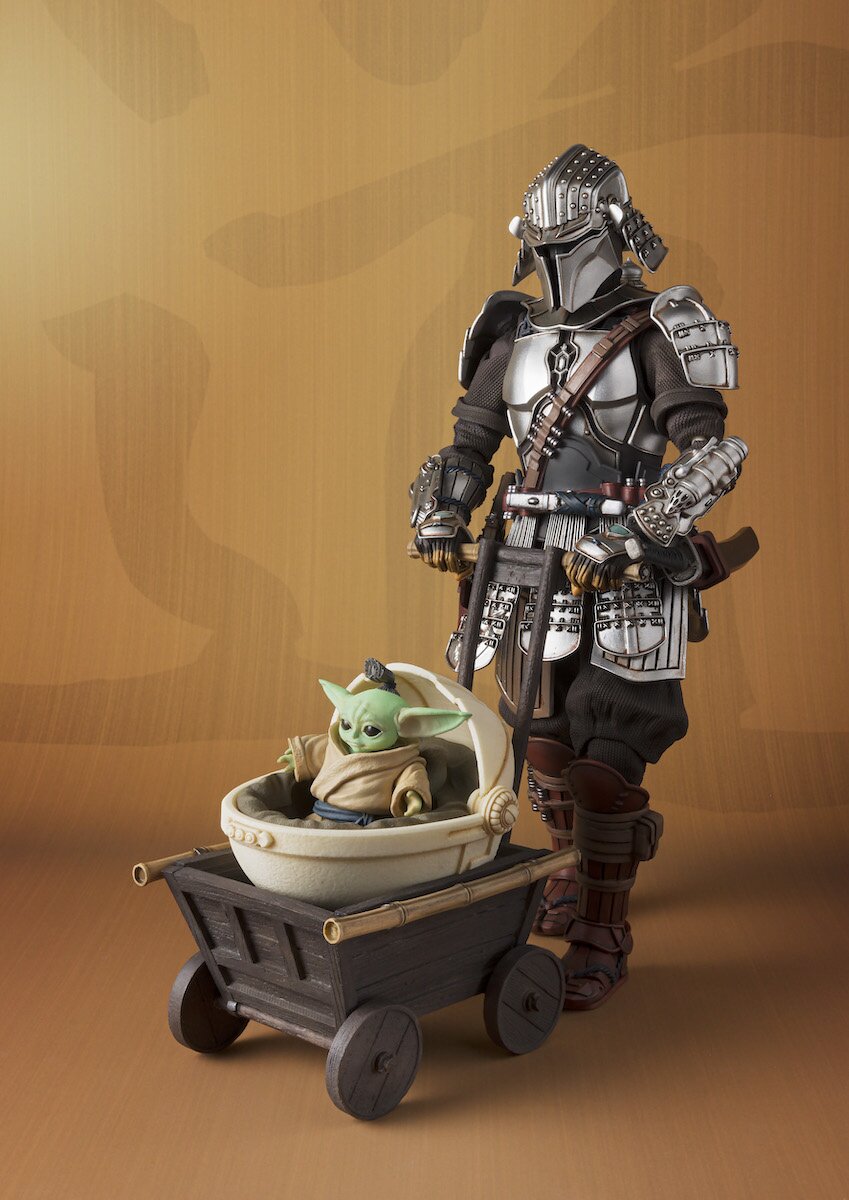 Star Wars - Mandalorian Ronin Beskar Armor & Grogu - FIGURINE