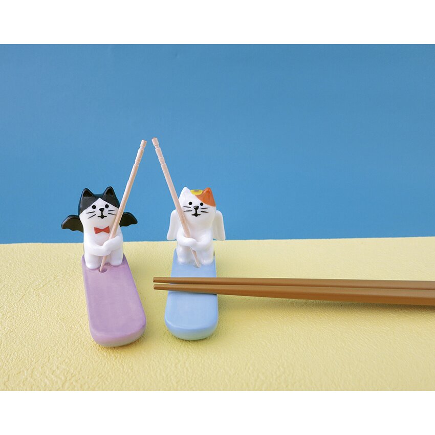 Angel & Devil Cat Ceramic Toothpick Holder Collection Tokyo