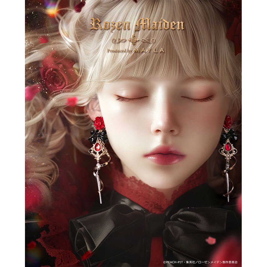 MAYLA Rozen Maiden Iconic Ear Object Earrings Original - Tokyo
