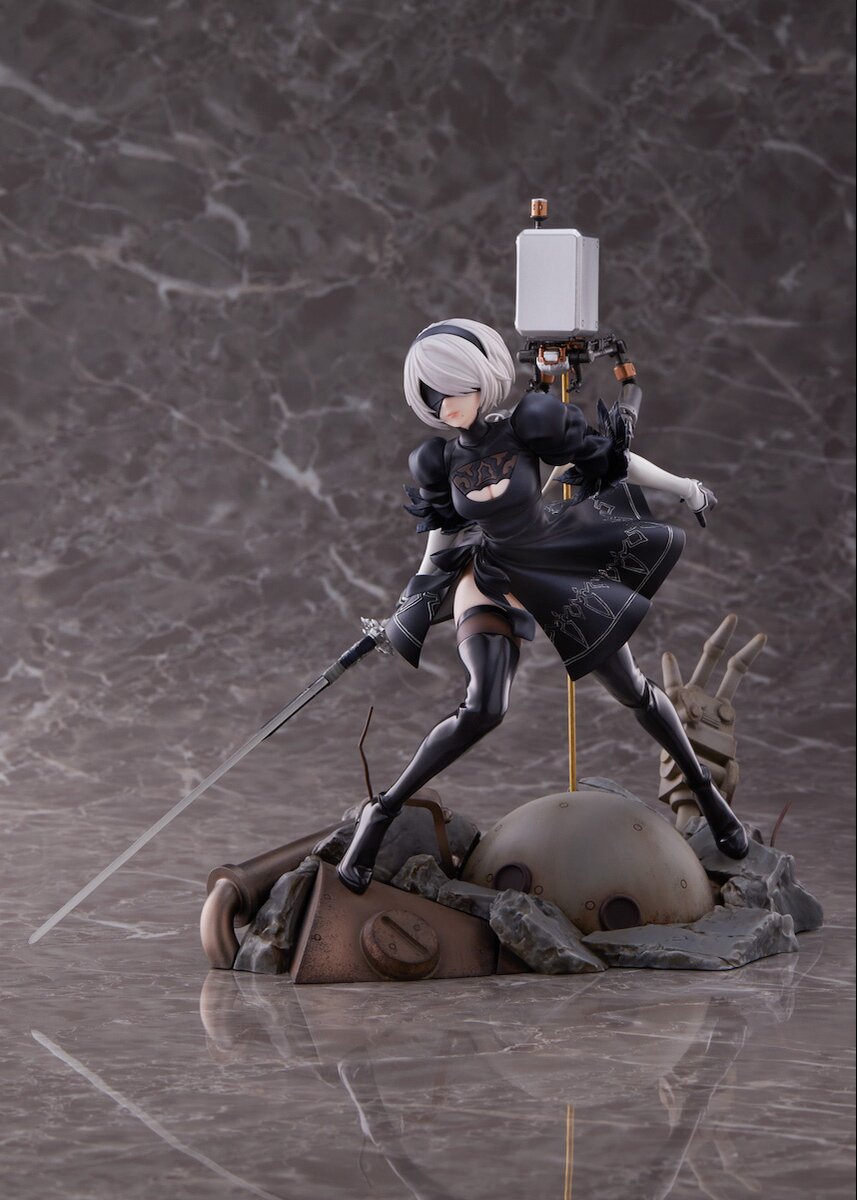 NieR: Automata Ver 1.1a 2B: Deluxe Ver. 1/7 Scale Figure: Aniplex ...