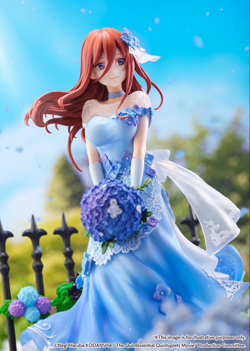 1/7 Scale Floral Dress Ver. Miku Nakano - 5Toubun no Hanayome Official  Statue - SSF Studios [Pre