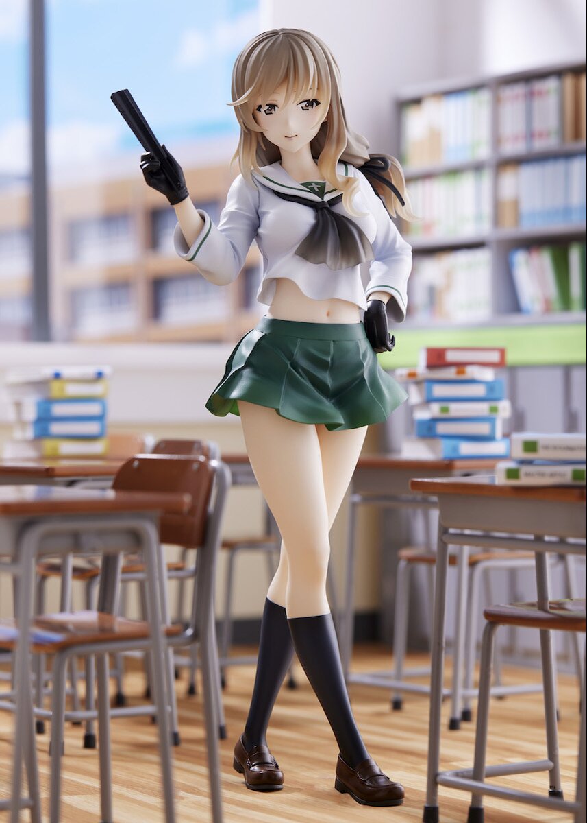 DreamTech Girls und Panzer Senshadou Daisakusen! Chiyo Shimada [Oarai  Girls] 1/7 Scale Figure