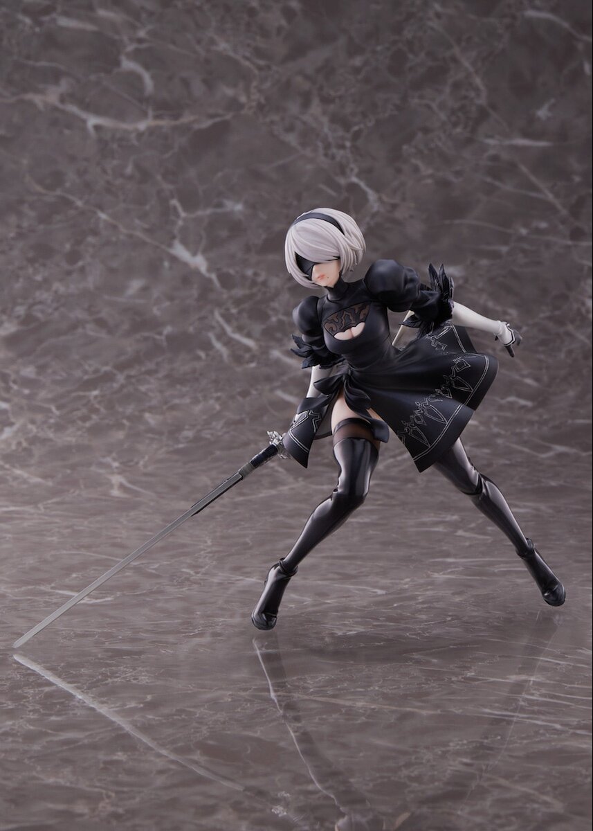 NIER Automata 2B | NSFW 3D Printed | Fun Art | Unpainted | Version |  Figurine