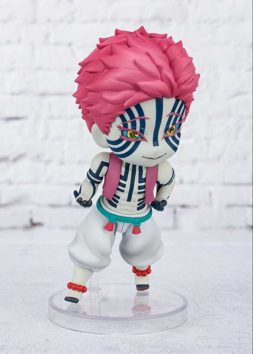 Chibi Masters Bandai Akaza Demon Slayer Figure | 8cm Akaza Anime Figure  from Demon Slayer Anime and Manga | Collectable Anime Merch Figures Make  Great