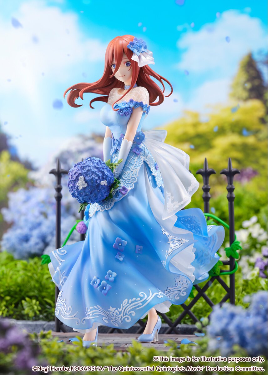 1/7 Scale Floral Dress Ver. Miku Nakano - 5Toubun no Hanayome Official  Statue - SSF Studios [Pre