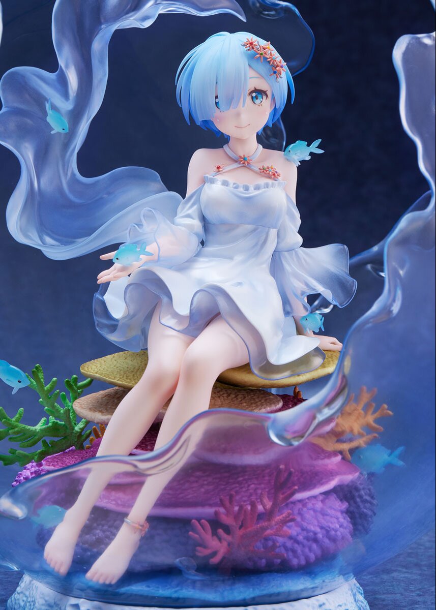 Rezero Starting Life In Another World Rem Aqua Orb Ver 17 Scale Figure Tokyo Otaku Mode