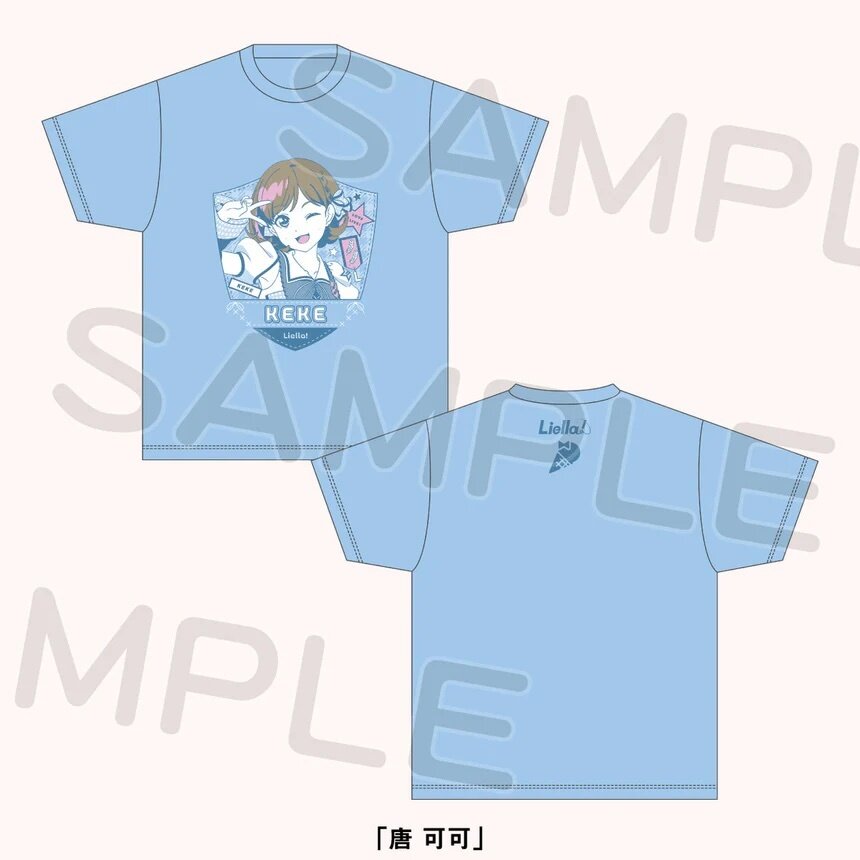 ラブライブ！スーパースター 唐可可Tシャツ Liella! 7th ラブライブ！スーパースター!! ペイントTシャツ 唐 可可 【ラブライブ