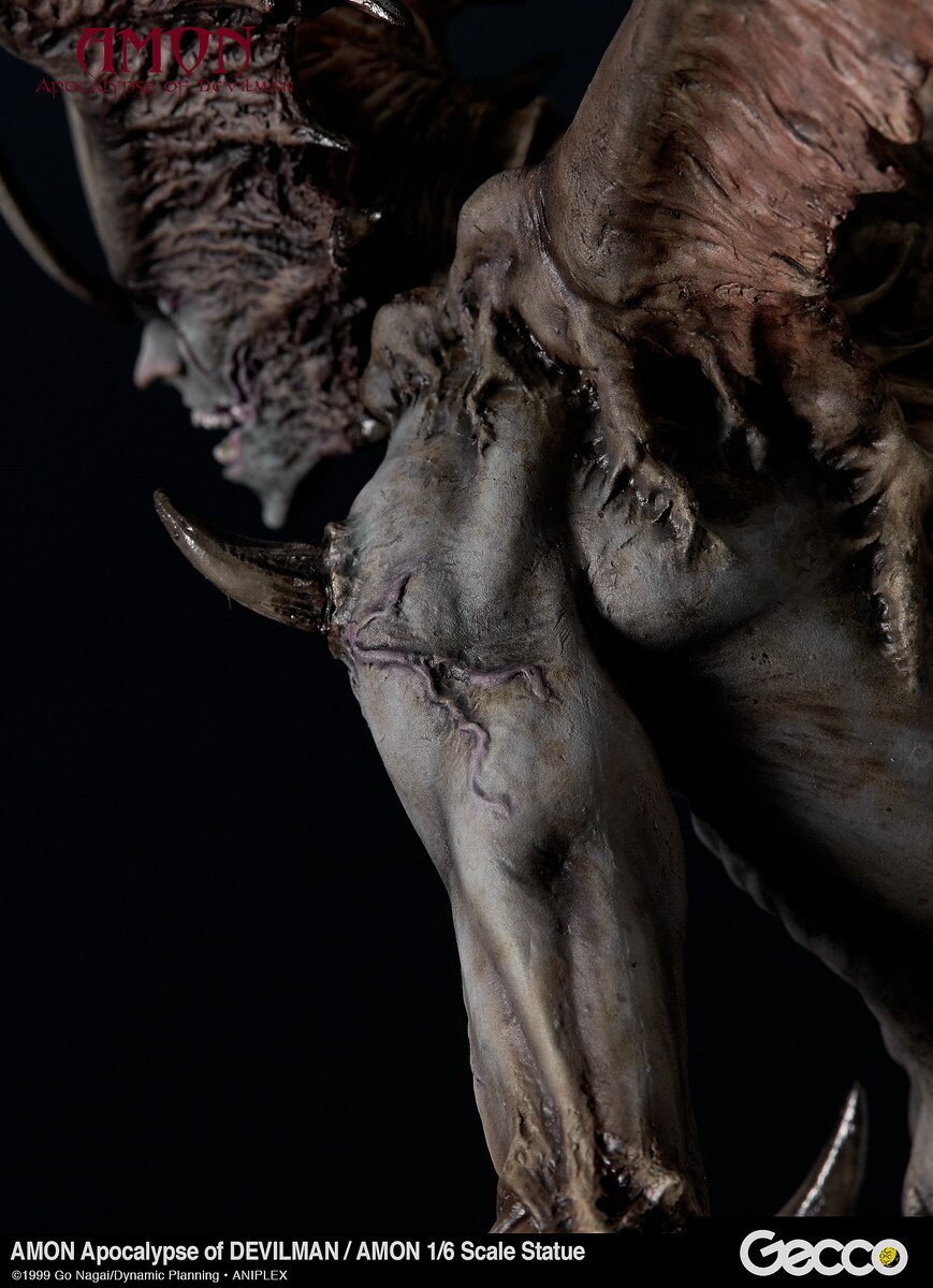 AMON Apocalypse of Devilman Freezed Figure w/ Skeleton Base