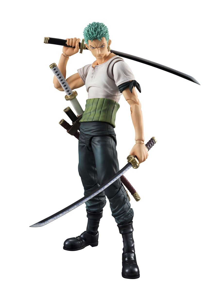 Variable Action Heroes ONE PIECE Roronoa Zoro about 18cm PVC pai