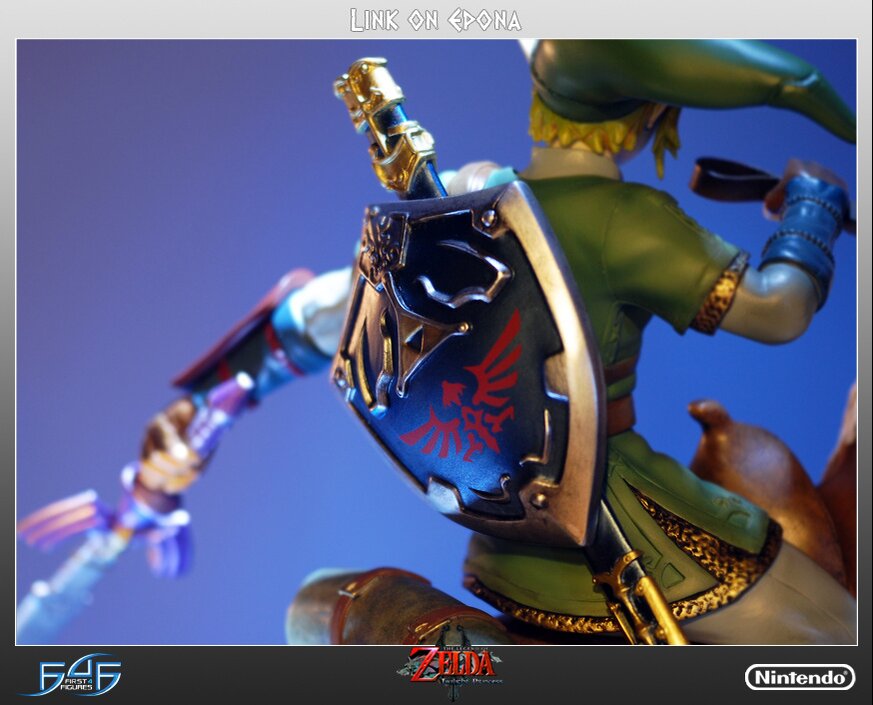 twilight link on epona statue first 4 figures
