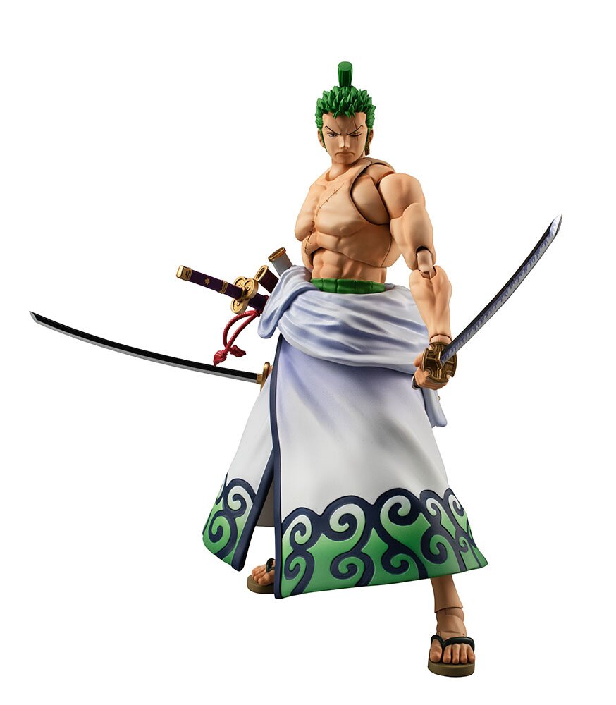 ACTION FIGURE ONE PIECE - ZOROJURO - VARIABLE ACTION HEROES REF