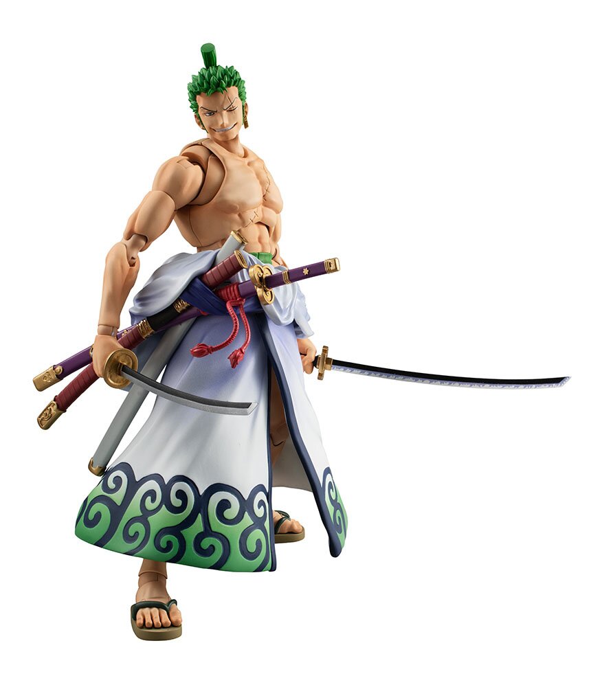 Variable Action Heroes ONE PIECE Roronoa Zoro about 18cm PVC pai Japan  Import
