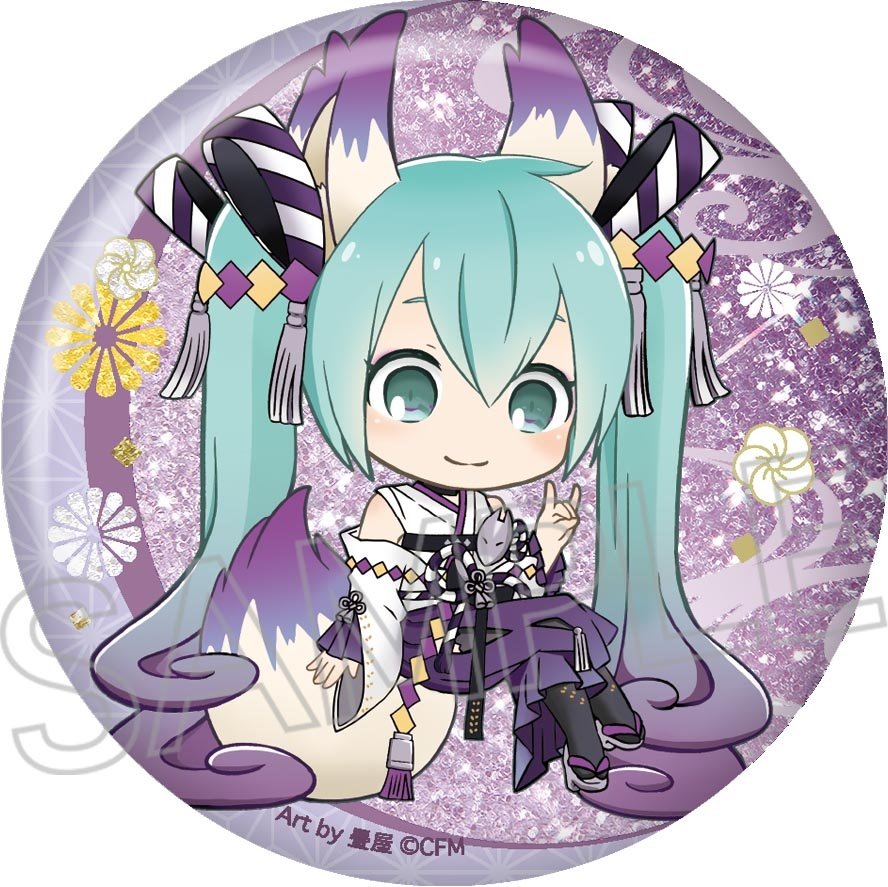 Hatsune Miku Hyakki Yakou Sparkly Tin Badge Box Set - Tokyo Otaku Mode ...