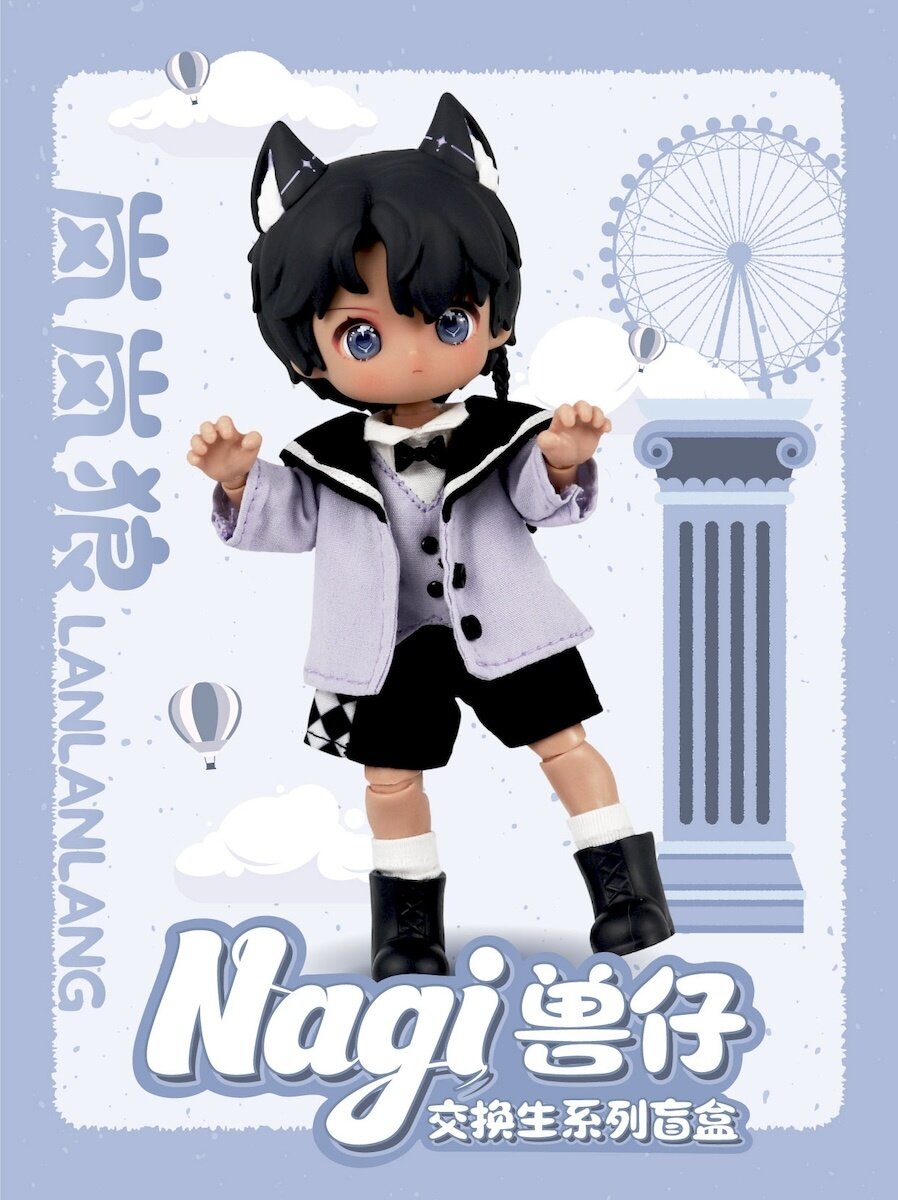Nagi New Nagi Ob11 1/12 Bjd V4 Cute Action Anime Figures Dolls