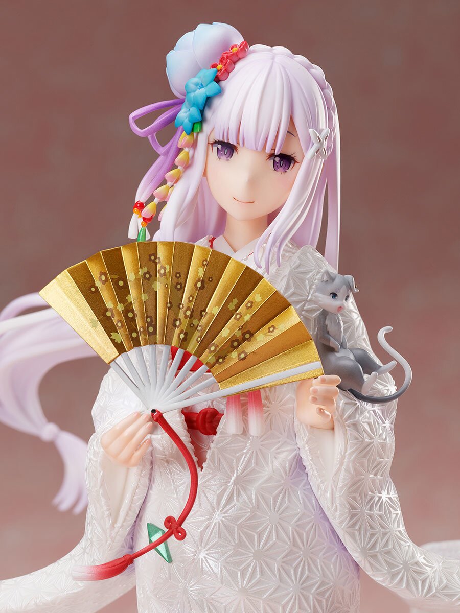 Re:zero -starting Life In Another World- Emilia: White Kimono Ver. 1 7 