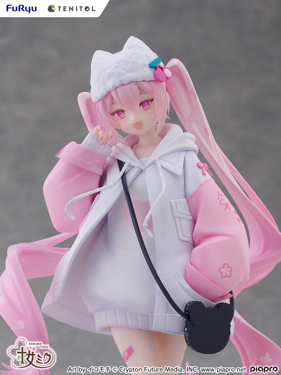 TENITOL petit Sakura Miku Cool style Ver. Non-Scale Figure: Furyu