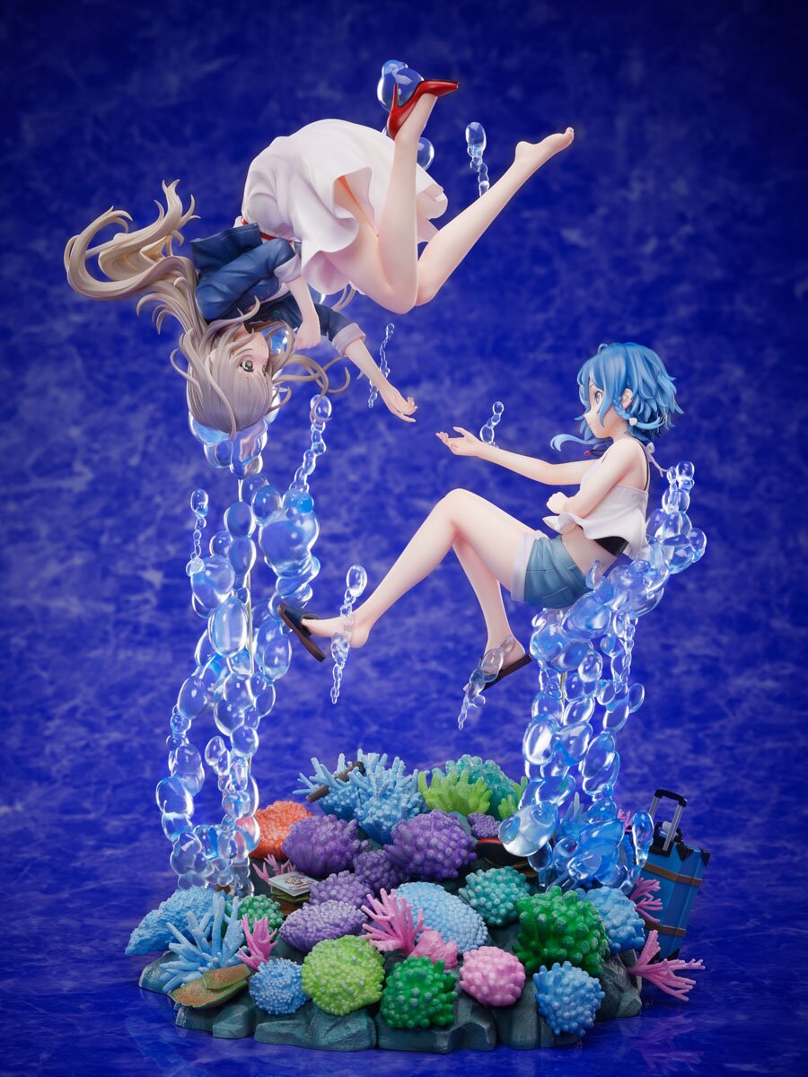 大人 可愛い 服  Aquatope of 1/7 Miyazawa Fuka & Misakino Kukuru Sand White アニメ