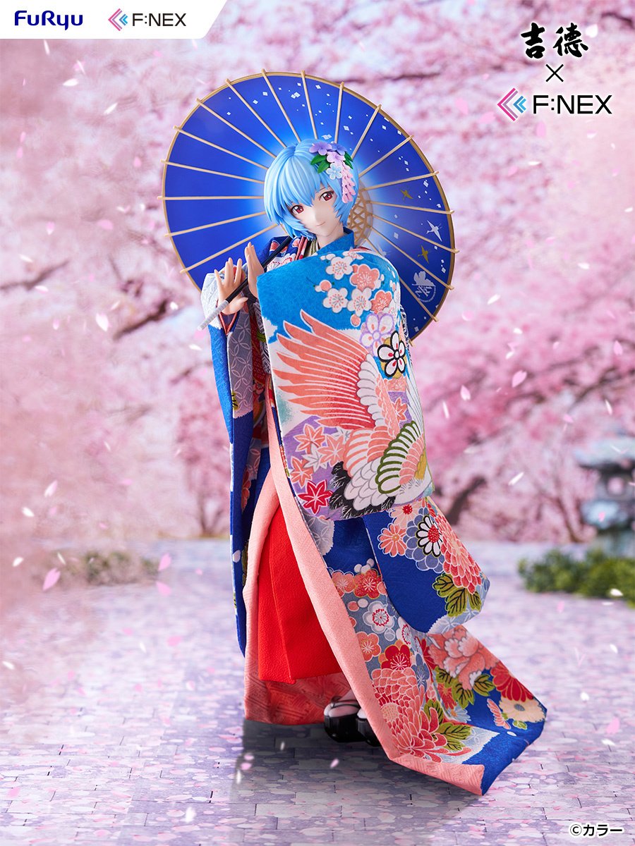 Rebuild of Evangelion Rei Ayanami -Japanese Doll- 1/4 Scale Figure