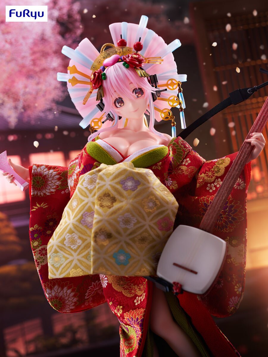 SUPER SONICO フィギュア Super Sonico -Japanese Doll- 1/4 Scale Figure: F:NEX 11% OFF