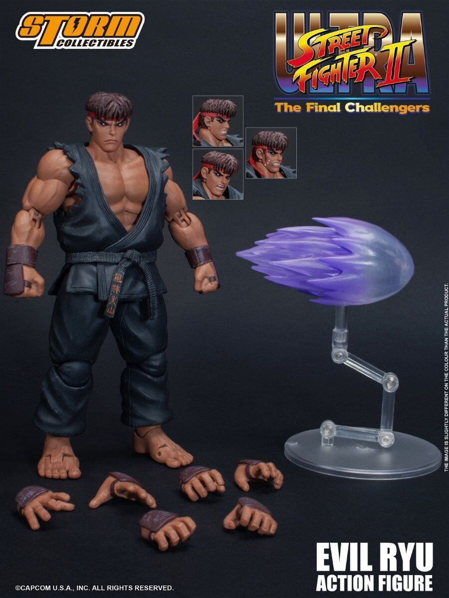 Evil Ryu Ultimate Street Fighter IV, Storm Collectibles Action Figur