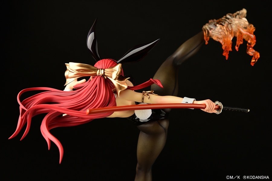 Fairy Tail Erza Scarlet: High Kick Black Bunny Ver. 1/6 Scale