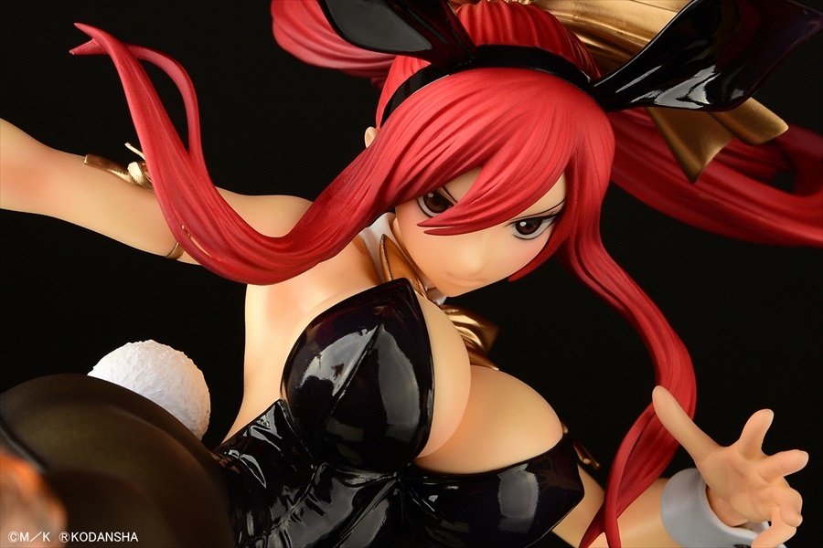 Fairy Tail Erza Scarlet: High Kick Black Bunny Ver. 1/6 Scale