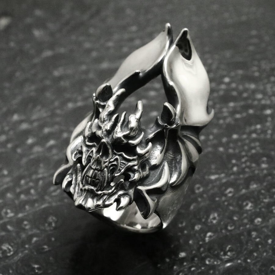 るるる様villain silver ring(tanaka daisuke) villain silver armor rings – tanakadaisuke