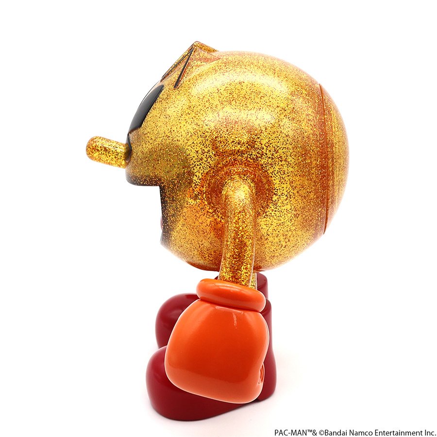 パックマン　クリアイエローラメ　ソフビ　PAC-MAN vinyl figure Sofvips Pac-Man: Clear Yellow Lame Ver. - Tokyo Otaku Mode (TOM)