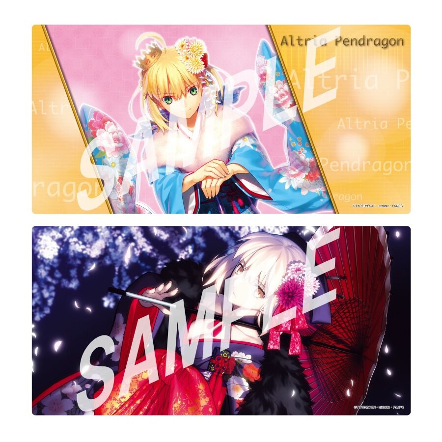 Fate stay night Heavens Feel セイバー　プレイマット Fate/stay night [Heaven's Feel] the Movie Rubber Play Mat