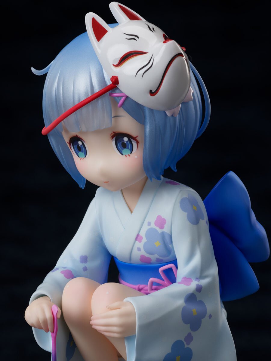 Re:Zero Emilia and Ram Figures Also Hold Themselves as Children