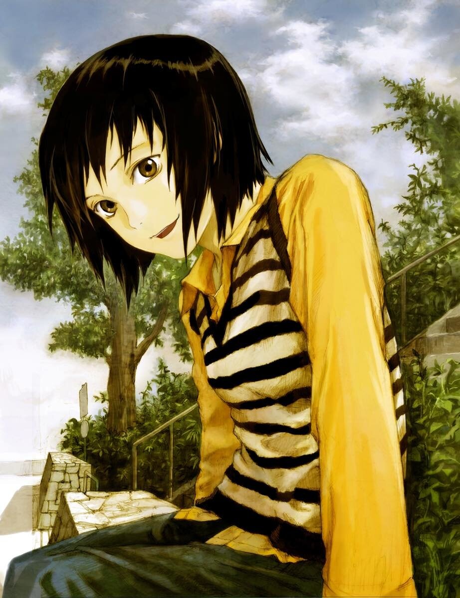 Yoshitoshi ABe 20th Anniversary Signed Premium Art Print Fake Smile