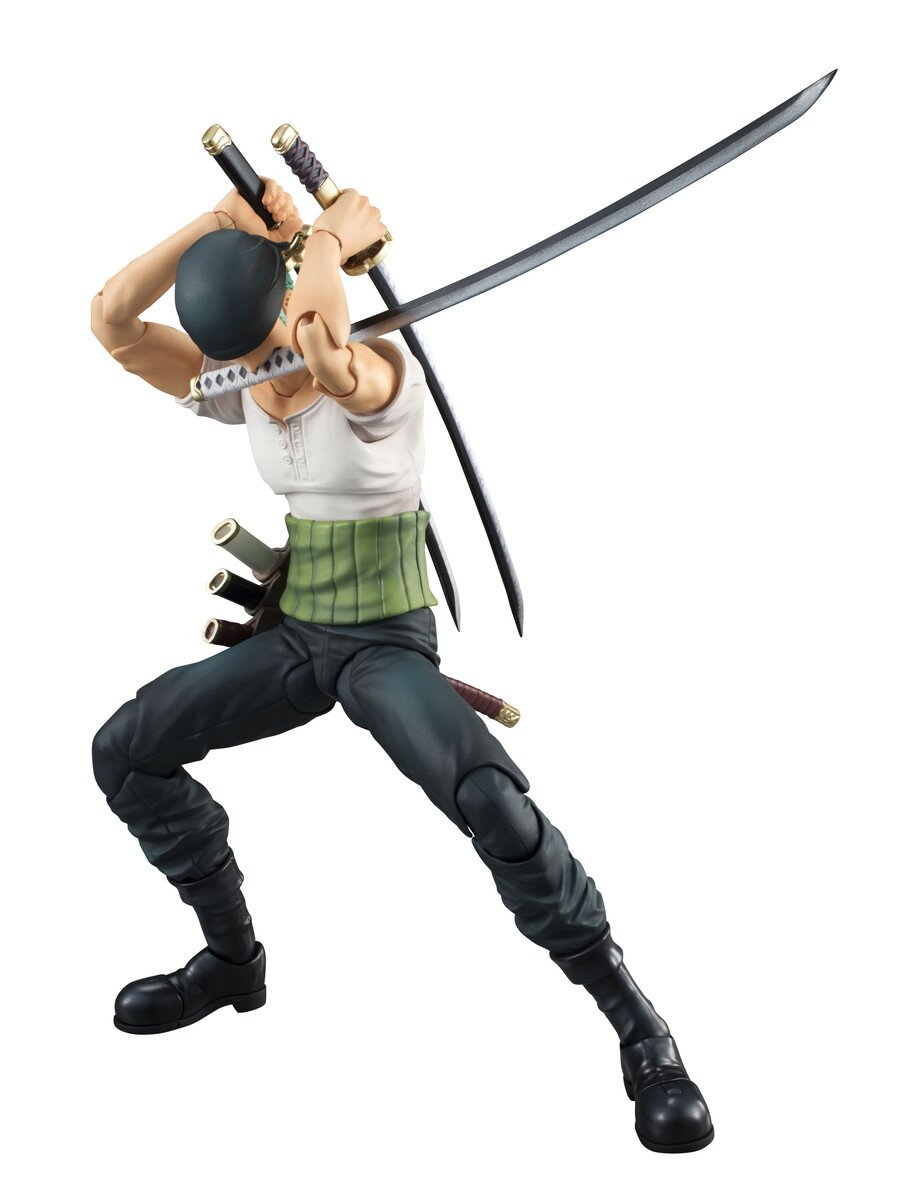 One Piece Roronoa Zoro - 6.5 Action Figure Bandai Anime Heroes w/ Swo –  Blueberry Cat