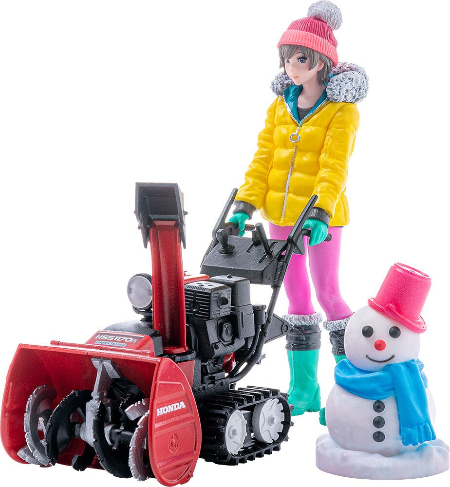 PLAMAX MF-62 Minimum Factory Minori w/ Honda Small Snow Plow